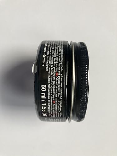 Premium Shoe Polish I Leather Cream for Smooth and Grained Leather - color: Black