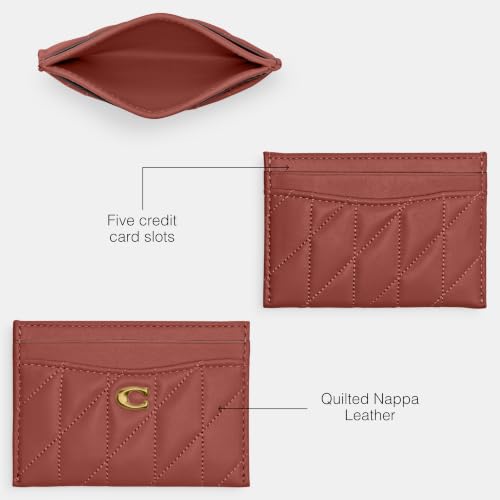 Coach Essential Card Case - color: B4/Dark Peach