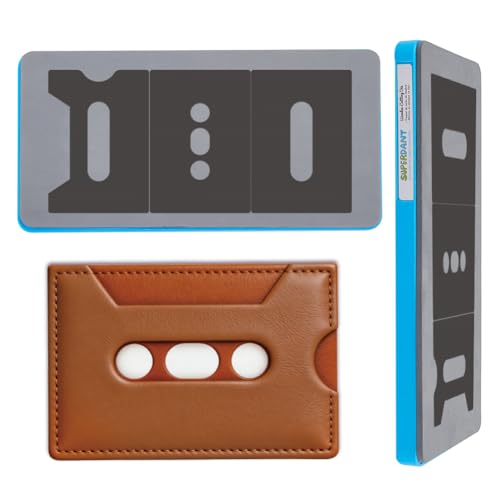 SUPERDANT 1 Pcs Cassette Leather Die 10x5 Inch Wooden Cutting Die for Card Holder and Coin Purse Handmade Gift Leathercraft Mold Compatible with Machine - style: Cassette Card Pack