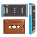 SUPERDANT 1 Pcs Cassette Leather Die 10x5 Inch Wooden Cutting Die for Card Holder and Coin Purse Handmade Gift Leathercraft Mold Compatible with Machine - style: Cassette Card Pack