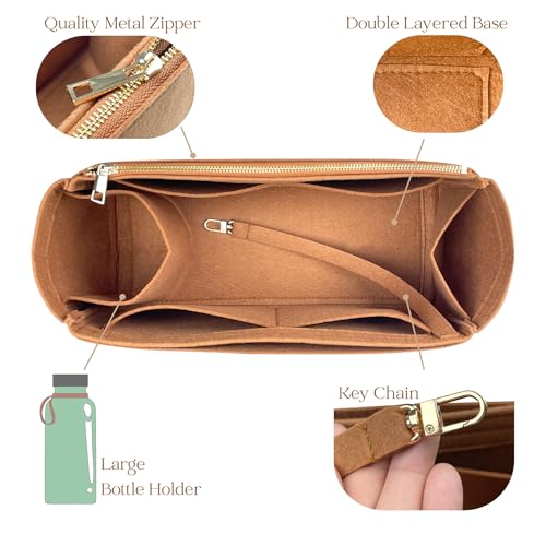 Organizer for Cabas Mezzo, Felt Bag Insert, 31 Colors (Cream) - color: Cream