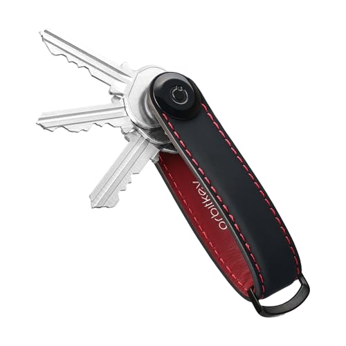 orbitkey Matte Leather Key Organiser - color: Ember