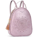 APHISON Small Backpack Purse for Women Cute Mini Backpacks PU Leather Crossbody Shoulder Bags Multifunctional Handbags - color: 08-purple