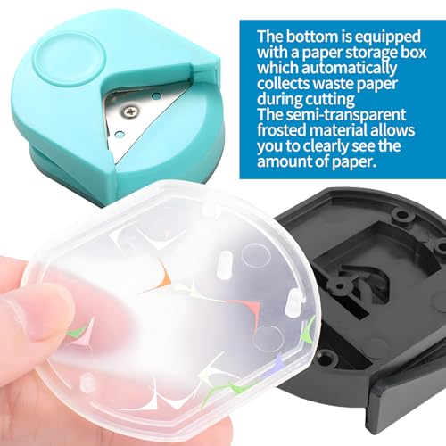 4Pcs Corner Rounder Punch – 4mm Mini Corner Rounder Paper Punch，Suitable for Scrapbooking,Photo Card Making, Paper Cutting DIY Crafts. - size: 4pcs