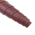 Genuine Leather Sheets, 1.1-1.5mm Thick Cowhide, - color: Chestnut Brown 14 X 28 Square Inches