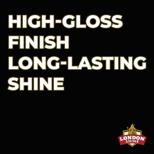 Liquid Shoe Polish Black Noir, Instant Shine & Protect, For Leather Shoes & Boots, 100ml Bottle with Sponge Applicator.