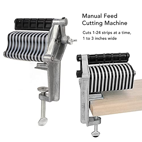 Leather Lace Maker, Manual Table Top Lace Cutter Iron Professional Leather Strap Cutter Desk Belt Cutting Machine for Lace, Belts, Braided Strips, Tassel, Leather Strip Cutting