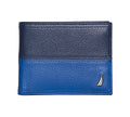 Nautica Men's Bifold Leather Wallet | RFID Blocking | ID Window | Card Slots | Organization | Durable | Stylish - color: Cobalt Blue