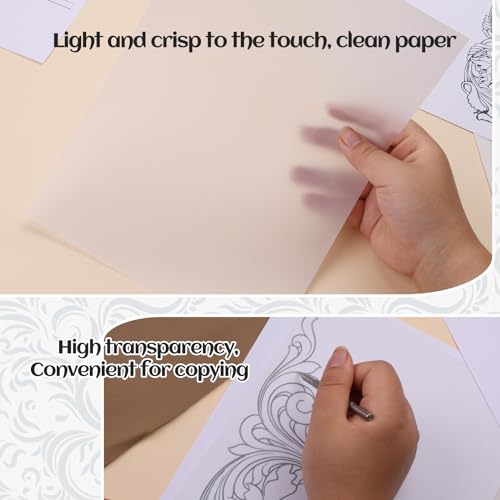 QMNNMA Leather Scriber Pen, Leather Positioning Pen | Steel Picker Pen with Carving Pattern Description Paper, Leather Tooling Patterns, Leather Marking Tool for DIY Crafts