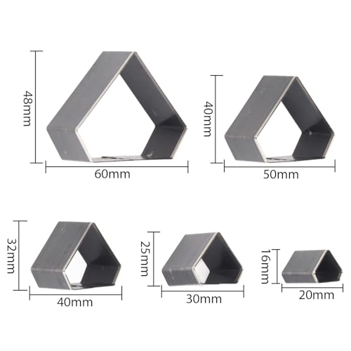 5Pcs Die Punch Cutter Hollow Punching Tool Cutting Mold Punching Set | High Carbon Steel DIY Leather Cutting Dies for Craft DIY - color: #3