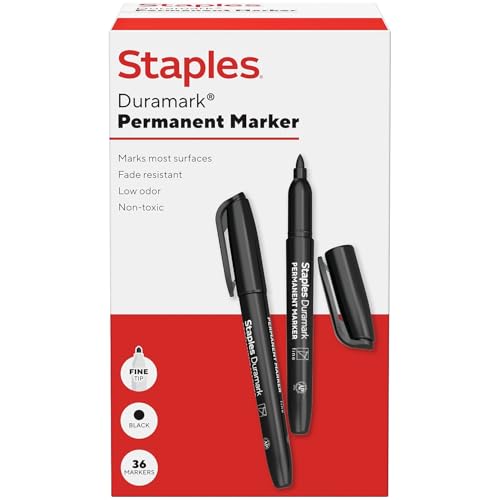 STAPLES Simply View 1-Inch Binder, Black, Round Ring, 12-Pack | Lightweight economy binder with clear overlay for school and office. - color: Black, size: 36 Pack, style: Fine