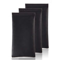 TRIUMPH VISION Eyeglass Case Glasses Case Soft Sunglass Pouch Sleeve 3 Pack | Slim Lightweight Alternative to Bulky Case, Leather Lined Protect Lens, Squeeze Easy to Use, Stylish Portable for Daily Use - color: 3 Pack Black