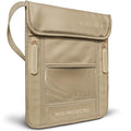 VENTURE 4TH Travel Neck Wallet, RFID Blocking Passport Holder - Sleek Beige - color: Sleek Beige