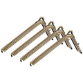uxcell Metal Purse Frames - 6.5" 4Pcs Rectangle Kiss Lock Clasp Frame Embossed Clutch Frame for Coin Purse Sewing Bag Making DIY Craft Bronze - color: Bronze, size: 6.5"