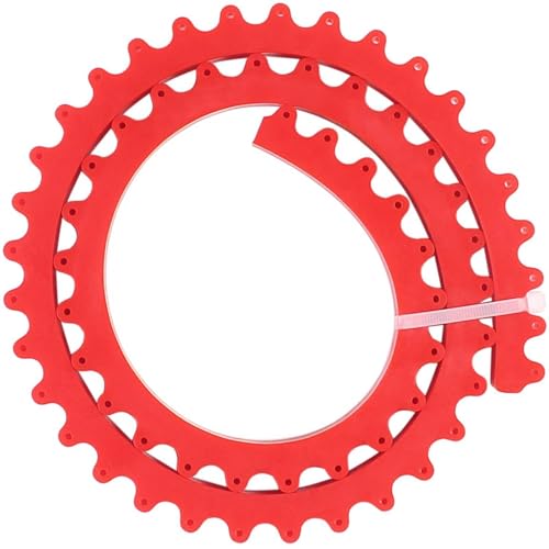 39 inch Flexible Curve Template, Professional Woodworking Profiling Strip for Wood Curve Pattern Making Tools, Router Template (Red) - color: Red-39inch