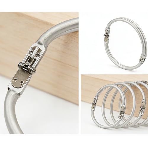 4 Pcs Purse Frame, 9 inch U-Shaped Aluminum Kiss Clasp, Kiss Lock Clasp Bag Frame, Inner Kiss Clasp for DIY Handbags, Tote Bags, Sewing, and Crafts