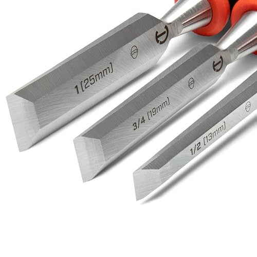 Crescent 3 Piece Wood, 1/2", 3/4", 1" Chisel - CWCHS3 - style: 3 Piece