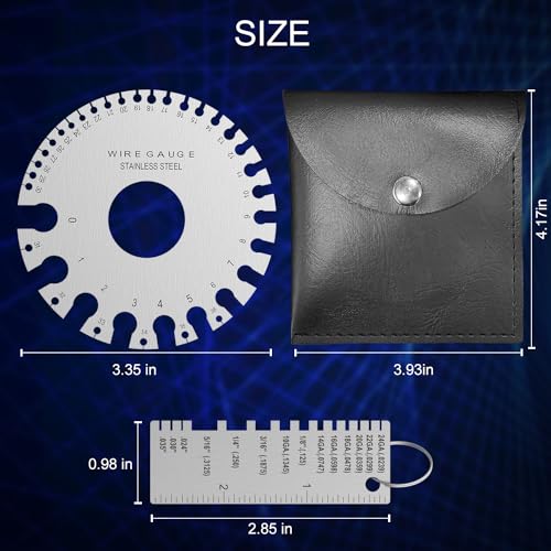 Professional Wire Gauge Measuring Tool-Set of 4 - size: Set of 4