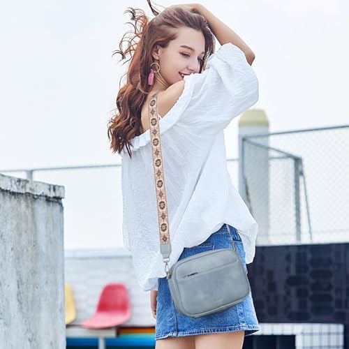 CLUCI Crossbody Bags for Women Crossbody Purses for Women Cross Body Bag Crossbody Purse with Adjustable Wide Strap | Womens Cross Body Bag Purse, Adjustable Wide Strap, Gifts for Women - color: 1-8light Blue
