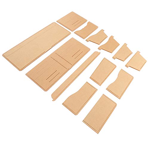 Jeanoko Practical Wallet Template Leather Acrylic Template Leather Craft Model Leathercraft DIY Tool