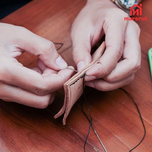 3000yds Bonded Nylon Thread Tex 70 Size 69, Heavy Duty Military Grade Super Extra Strong Spool for Hand Machine Sewing Upholstery Beading Canvas Denim Coat Shoes Leather Marine Jeans Outdoor, Black