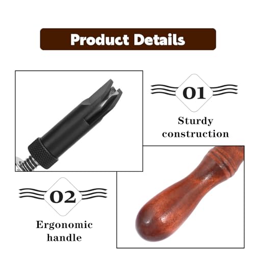 Leather Beveler Tool, 1 Pack, Adjustable Groover V Type Cutter