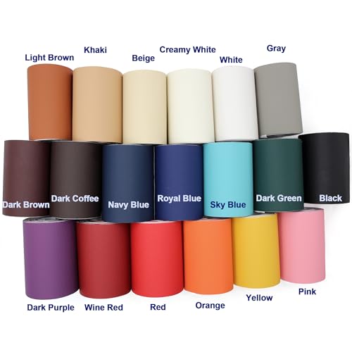 Leather Repair Patch, Creamy White, 3x60 Inch, Self Adhesive, Leather Repair Tape for Furniture, Car Seat Repair, Couch Repair - color: Creamy White, size: 3x60inch