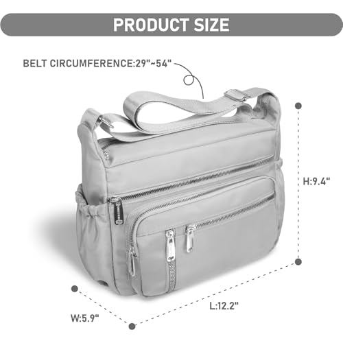 NPBAG Crossbody Bag for Women, Shoulder Purse Handbag Messenger Bag, Trendy Pocketbooks, Waterproof and Multi-Pockets - color: Love