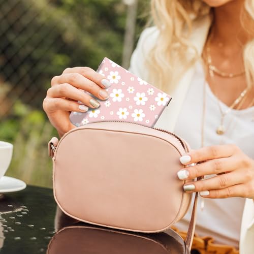 2Pcs PU Leather Small Squeeze Coin Purse Pouch Mini coin Bag Unique And Cute Wallet Cosmetic Bags Change Bag For Women Girls Men （Blue and Pink Flowers 3 - color: Blue and Pink Flowers 3