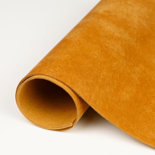 Eren's Leather Goods Pueblo Leather Sheets for Crafts, Full Grain Cowhide Tooling Leather Pieces (Natural, 12"x24") - color: Natural, size: 12"x24"