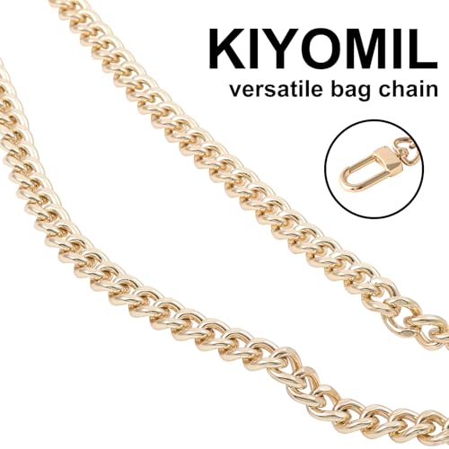 Bag Chain Strap for Handbag Replacement,Gold Purse Chain Accessories Shoulder Straps Crossbody - color: Style-2-60cm