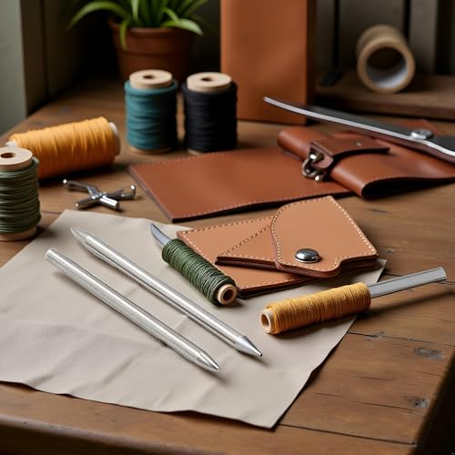 2Pcs Silver 550 Paracord Fids Lacing Stitching Weaving Needles Stainless Steel Camping and Hiking, Leathercraft, Paracord Tools Leathercraft