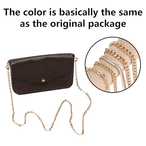 Bag Chain Strap for Handbag Replacement,Gold Purse Chain Accessories Shoulder Straps Crossbody - color: Style-1-40cm