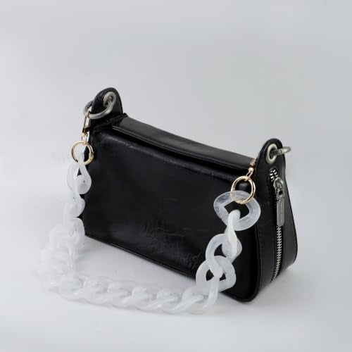 DIY Acrylic Resin Replacement Chain - color: White Ghost Color;46.5cm
