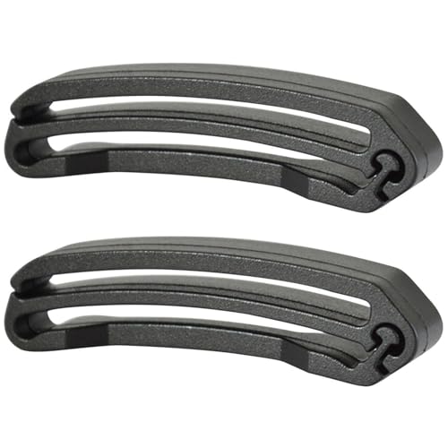 2 Pcs Backpack Webbing Strap Belt | Backpack Strap Keeper, Lightweight Strap Supplies, Tri Glide Slide Webbing Strap Keeper, Webbing Connecting Clip