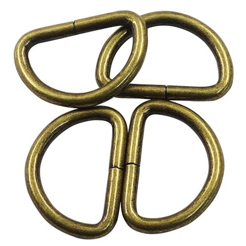 Welded Semi-Circular D Ring - color: Bronze