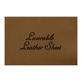 HARFINGTON Laserable Leather Sheets 18" x 12" x 0.04" Non-Adhesive Engraving Leatherette Sheets Laserable Leather Hat Patch for DIY Caps Jackets Backpacks Clothing, Dark Brown/Black - color: Dark Brown/Black