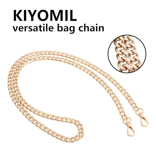 Bag Chain Strap for Handbag Replacement,Gold Purse Chain Accessories Shoulder Straps Crossbody - color: Style-4-60cm