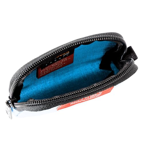 Manhattan Portage CORDURA® Coin Purse With Zipper Closure Pouch Eclectic Colors Credit Card ID Card Jewelry Keys Water Resistant Gift Everyday Carry - color: Ice Blue