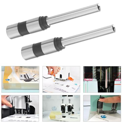 Paper Punch Drill Straight Shank Hollow Punch Bit Tool for Drills and Drill Presses 1/4inch 2PCS