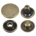 HARFINGTON 60 Sets Press-Stud Cap Buttons 15mm Metal Snap Fastener Alloy Sew-on Snap Buttons for Bag Leathers Marine Boat Canvas, Bronze - color: Bronze, size: 15mm