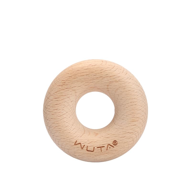 WUTA Wood Leather Edge Burnisher Leather Polished Grinding Set Updated Smooth Grooves Leather Edge Slicker Leathercraft Tools(Doughnut) - color: 2 nd, size: 1 Pack Doughnut