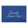 HARFINGTON Laserable Leather Sheets 18" x 12" x 0.04" Non-Adhesive Engraving Leatherette Sheets Laserable Leather Hat Patch for DIY Caps Jackets Backpacks Clothing, Blue/Silver - color: Blue/Silver