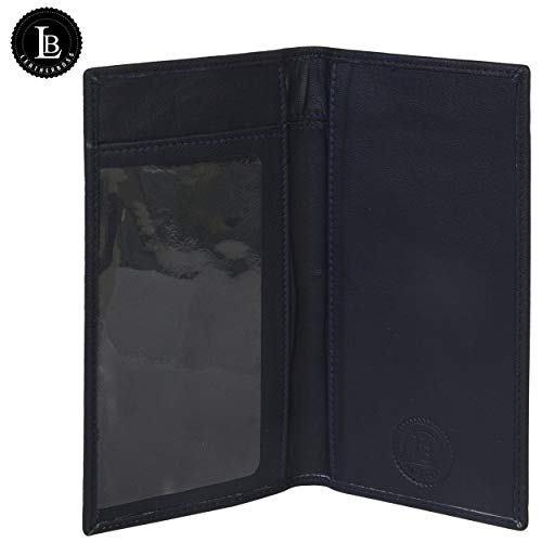 Genuine Leather Simple Check Book Holder Style - Mw156cf - color: Black