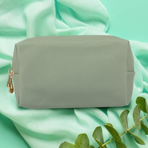 Sanwuta 9 Pcs Makeup Bags Bulk Toiletry Case,Dark Green - color: Dark Green