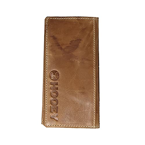HOOEY Leather Men’s Western Rodeo Wallet (Aztec Inlay - Turquoise) - color: Aztec Inlay - Turquoise