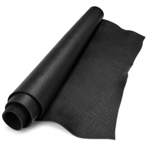 REED Cow Leather, Black 12 X 24 Inches 2 Square Foot | Arts and Crafts - color: Black, size: 2 Square Foot