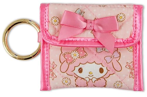 Sonix x Sanrio Quilted Earbud Pouch | Premium Cotton Bag Charm for AirPods, Keychain Storage Case Cover with Carabiner Ring | My Sweet Piano - color: My Sweet Piano
