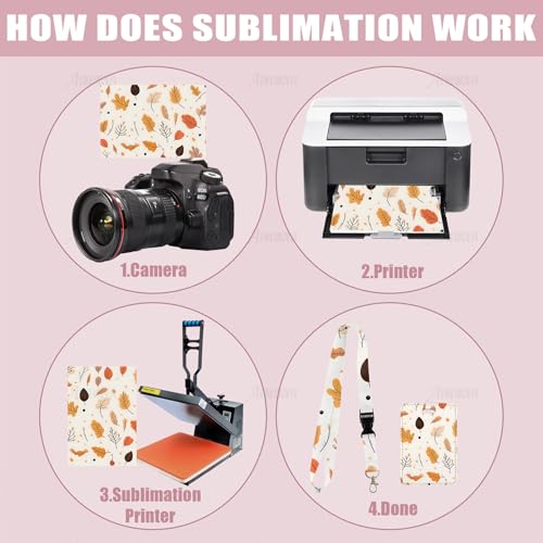 AUEAR, 4 Pack Sublimation Leather Work Card Badge Holder Blank with Lanyard for DIY Craft