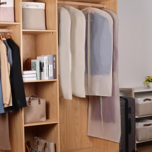 Zilink Hanging Storage Bags for Clothes Garment Bags for Storage 43 in - size: 43"-8Pack